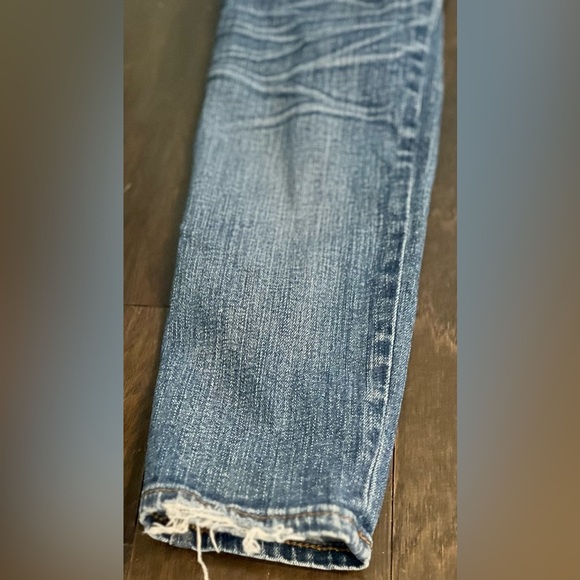 MADEWELL 9" High Rise Skinny Jeans Rip and Repair Edition Blue Denim Jeans Sz 27 - Picture 10 of 13